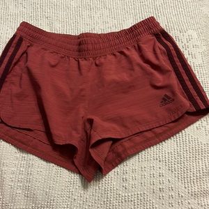 Pink adidas shorts